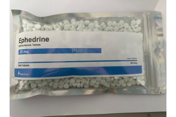 UK - Ephedrine Hydrochloride Tablets 25mg PURE (50 tabs). Made in Switzerland.