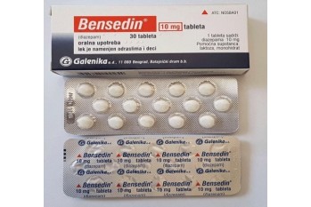 DIAZEPAM (GALENIKA) BENSEDIN 10MG X 10 TABS STRIP